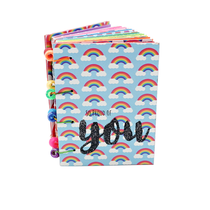 Funky Rainbow 6x6 Paper Pad