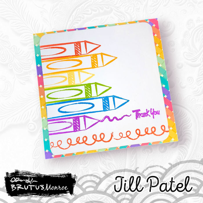 You Color My World 4x4 Stamp Set