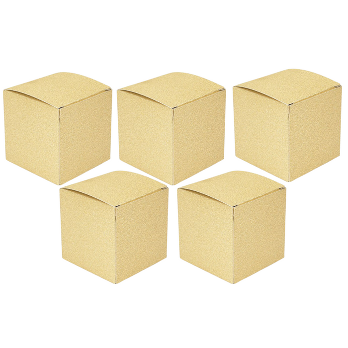 Gift Boxes | Gold Glitter