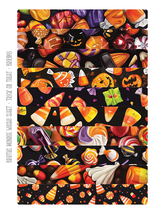 Washi Sheets | Trick or Treat