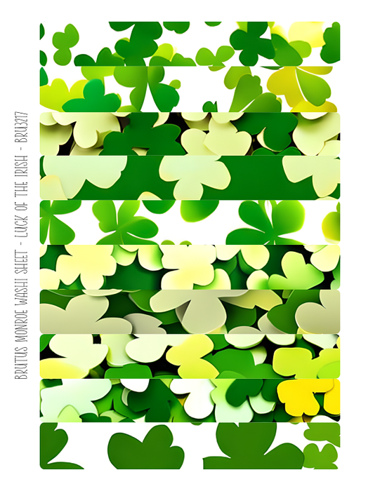 Washi Sheet | Luck of the Irish