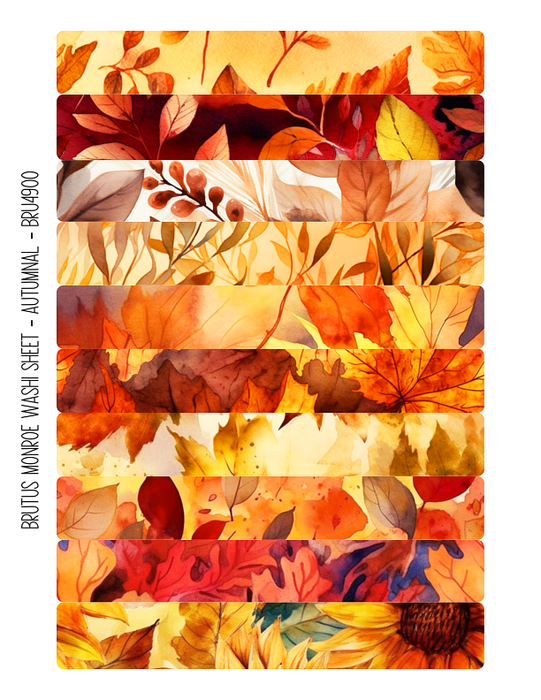 Autumnal | Washi Sheet