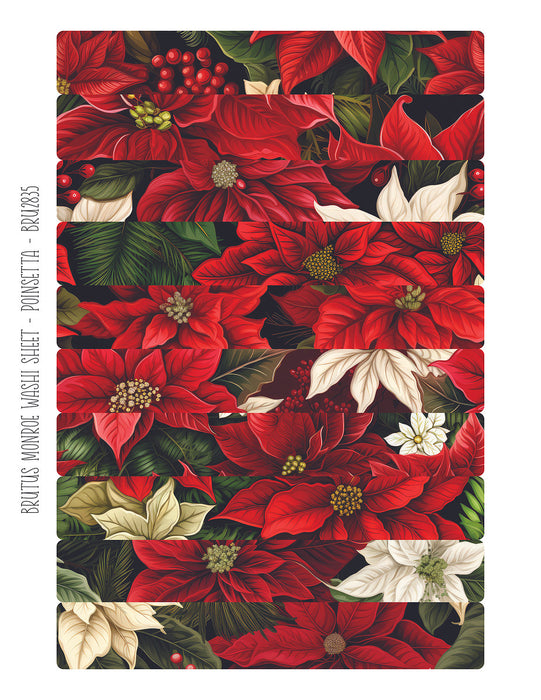 Washi Sheets | Poinsettia