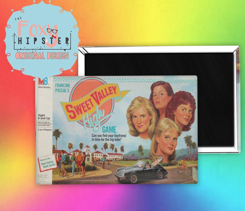 Sweet Valley High Board Game Fridge Magnet