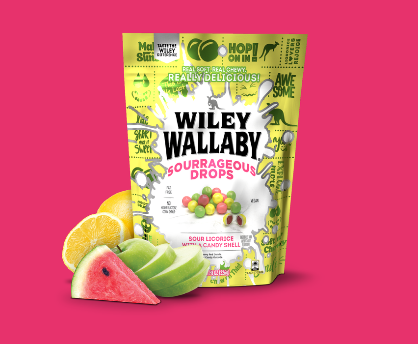 Wiley Wallaby Sourrageous Drops