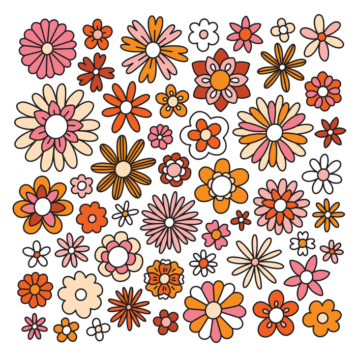 Autumn Floral Layering Stencil