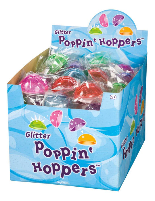 Scoozie's Toys | Jumbo Glitter Poppin’ Hoppers