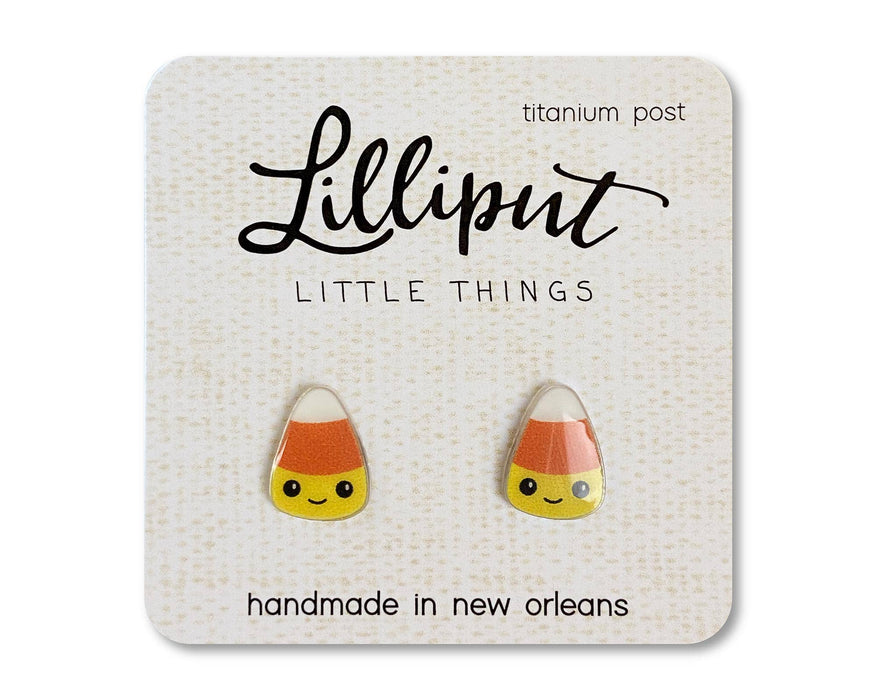 Lilliput Little Things - Candy Corn Earrings