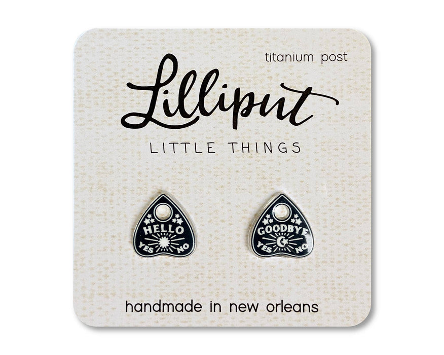 Lilliput Little Things - Spooky Planchette Earrings // Witchy Earrings