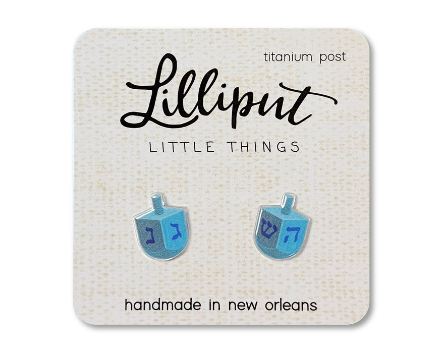 Lilliput Little Things - Dreidel Earrings