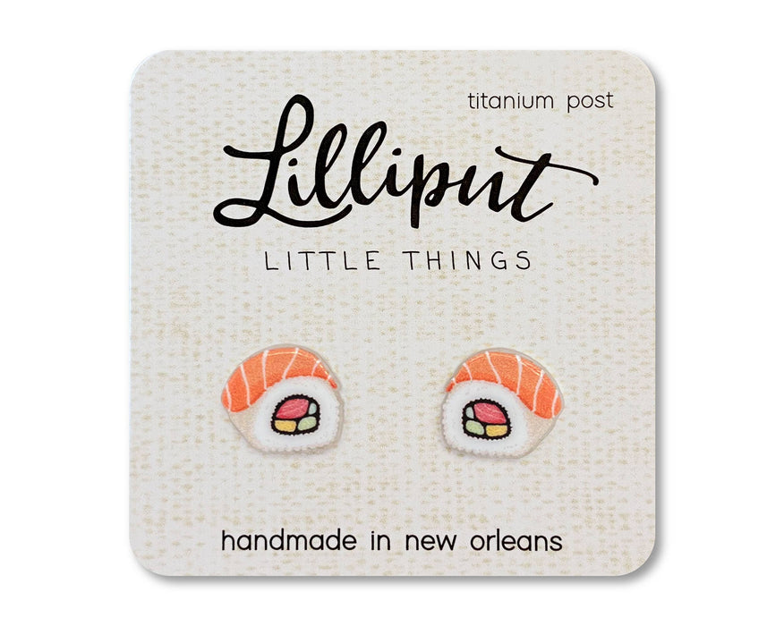 Lilliput Little Things - Sushi Roll Earrings