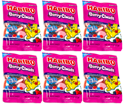 HARIBO Gummi Candy, Berry Clouds