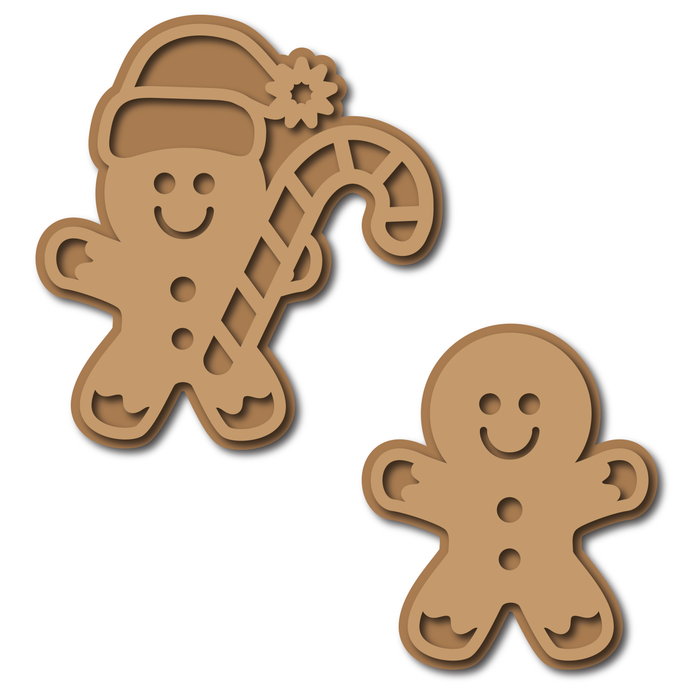 Chipboard | Gingerbread Men