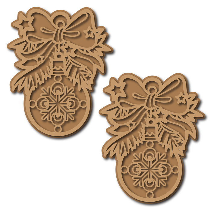 Chipboard | Ornamental Christmas Ornament