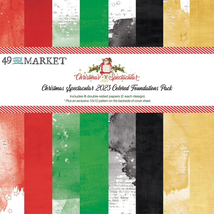 49 And Market Colored Foundations Pack 12"X12"