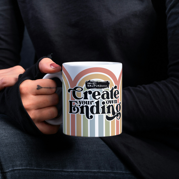 Create Your Own Ending Mug | Rainbow Arch Pastel