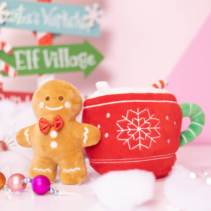 Peek-A-Boo Plush - Gingerbread in Hot Cocoa