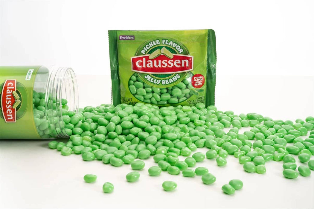 Frankford Claussen Pickle Flavor Jelly Beans, 4oz Bag