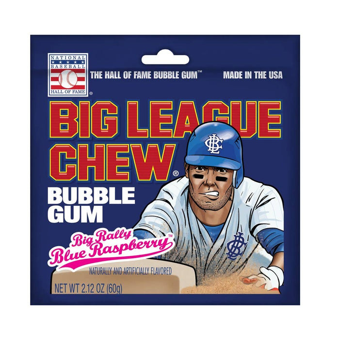 Big League Chew Bubble Gum Blue Raspberry