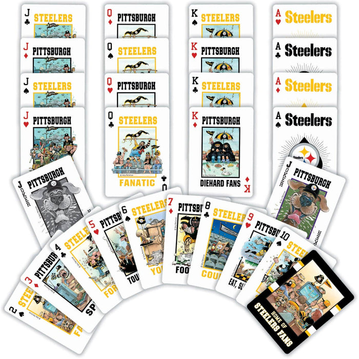 Pittsburgh Steelers Fan Deck Playing Cards - 54 Card Deck