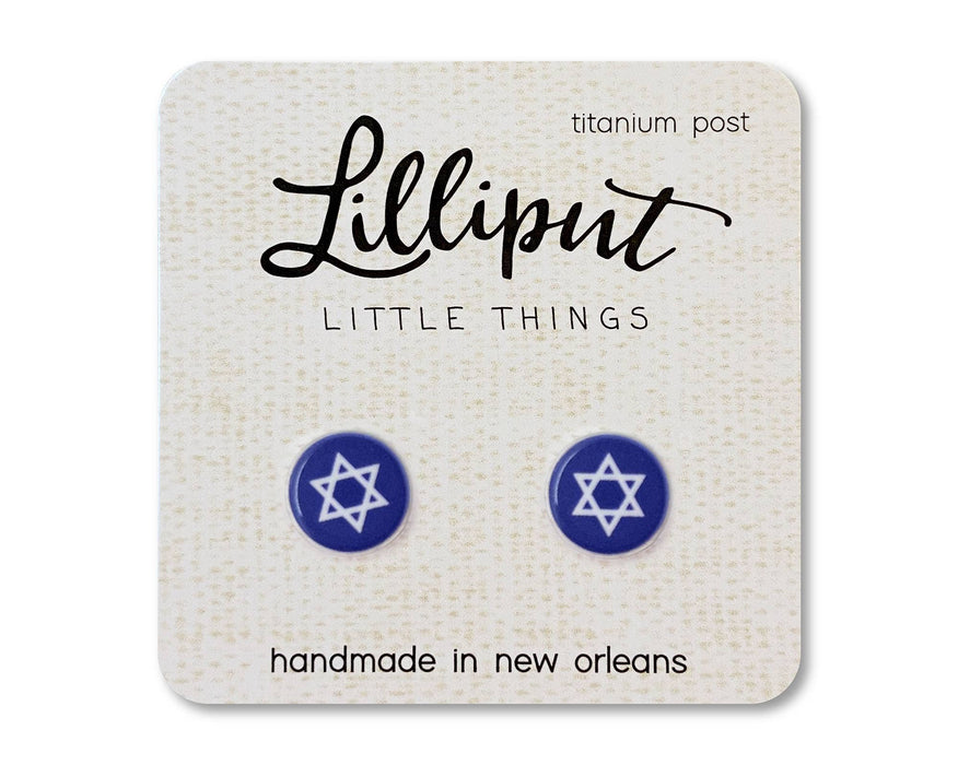 Lilliput Little Things - Star of David Earrings