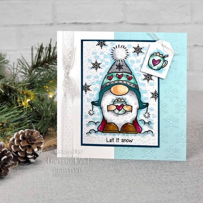 Ecstasy Crafts Distributing - Woodware Clear Singles Winter Gnome 4 in x 6 in Stamp