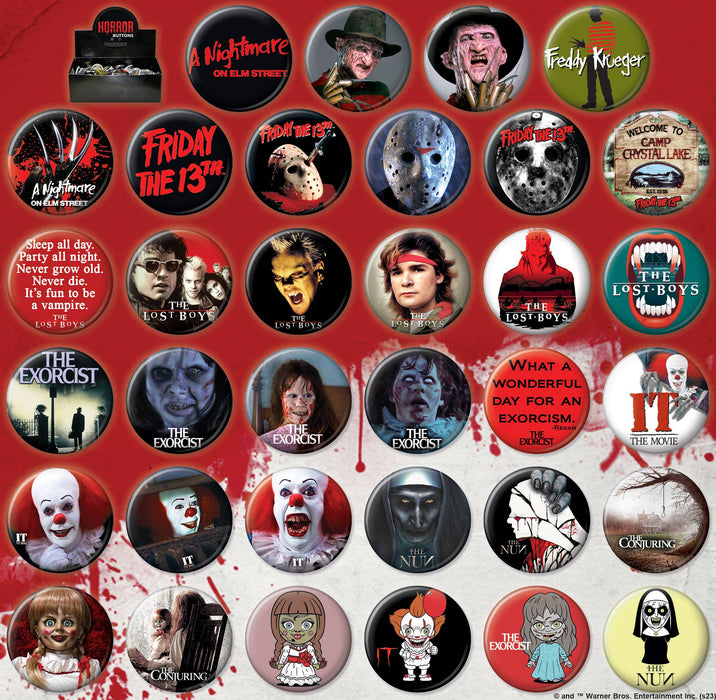 Horror Buttons/Pins