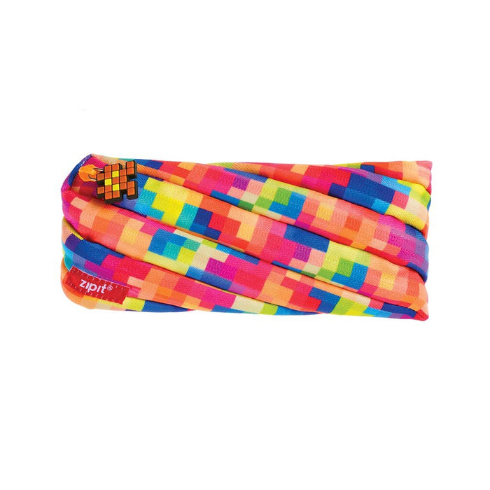 ZIPIT Pixel Pouch | Neon Rainbow