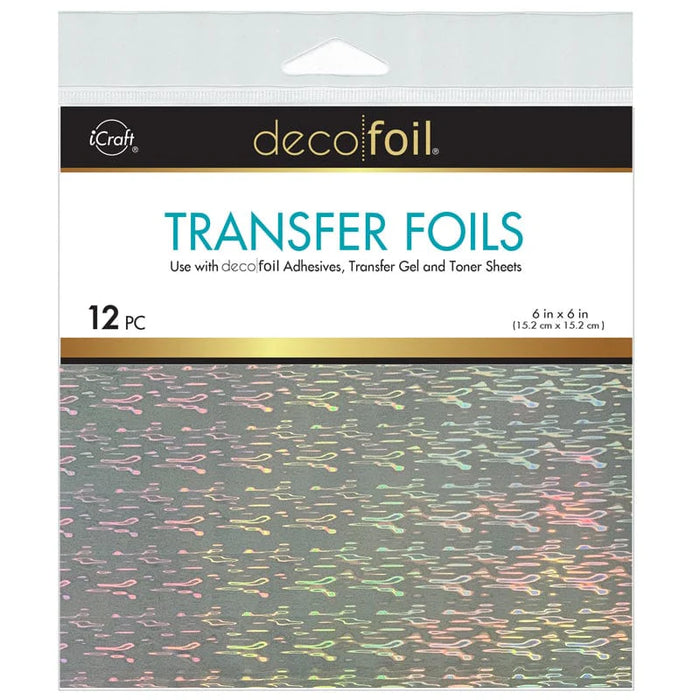 Deco Foil Transfer Sheets  • Icy