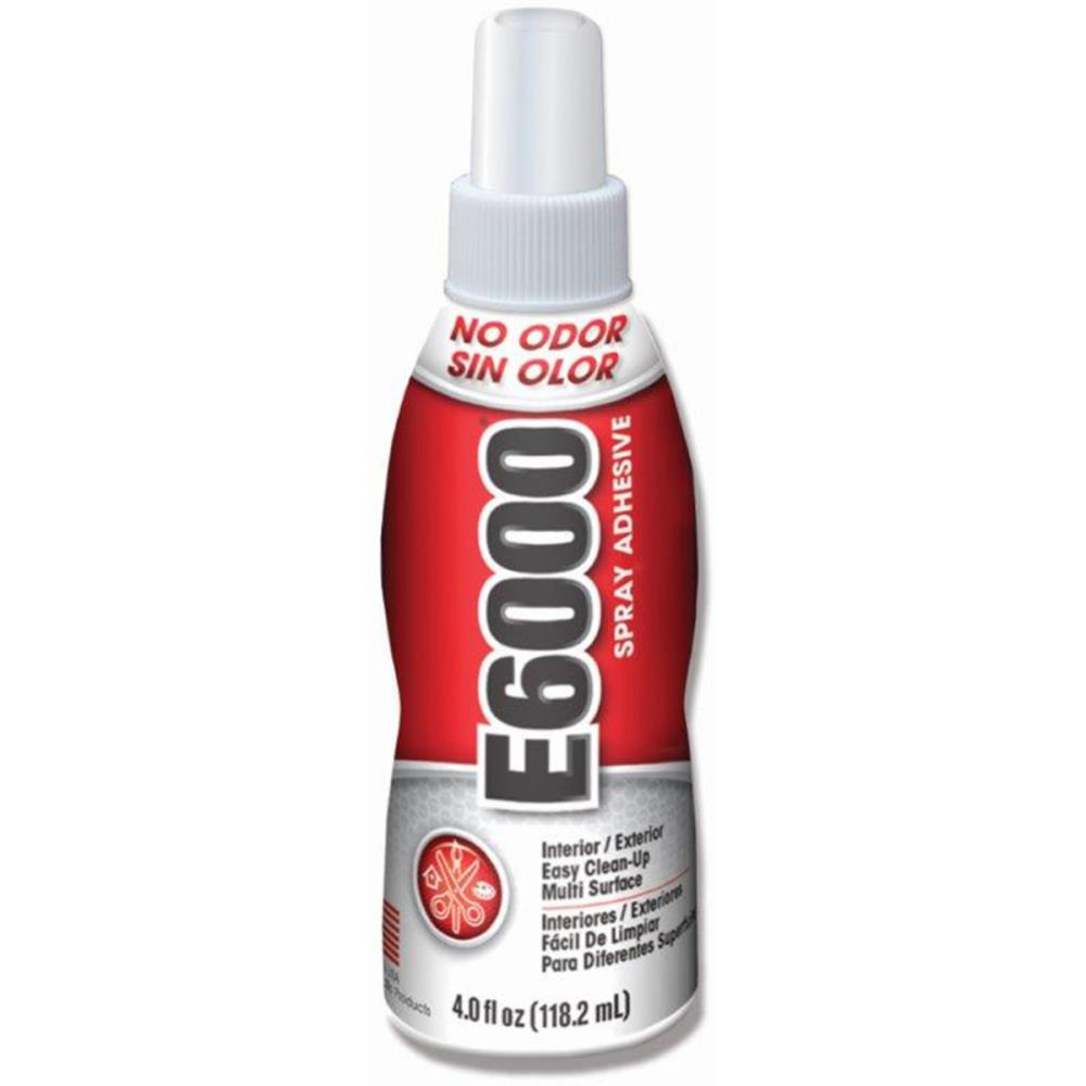 Eclectic E6000 Adhesive Glue, Repositionable Extreme Tack, Clear, 2 fl. oz.  