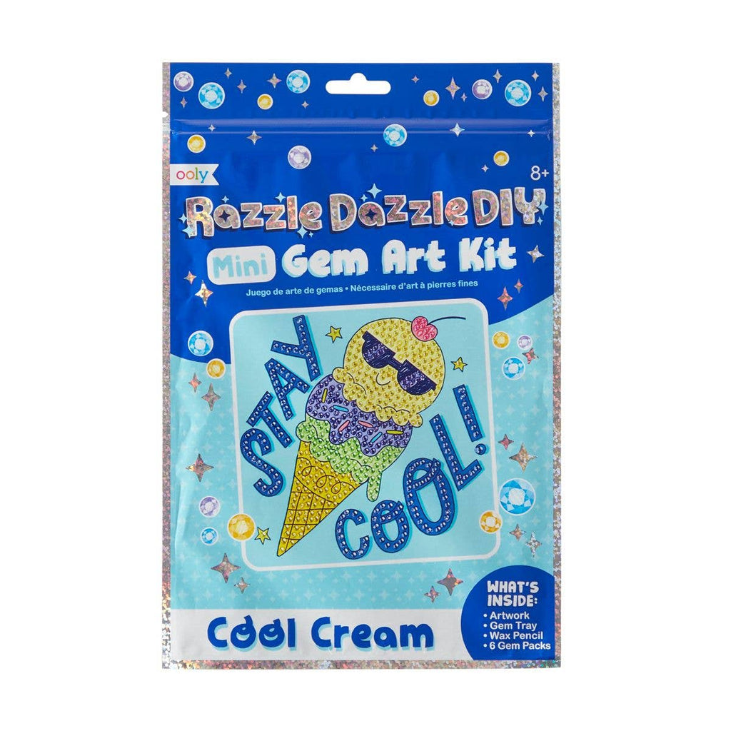 Ooly's Razzle Dazzle D.I.Y. Mini Gem Art Kit: Cool Cream