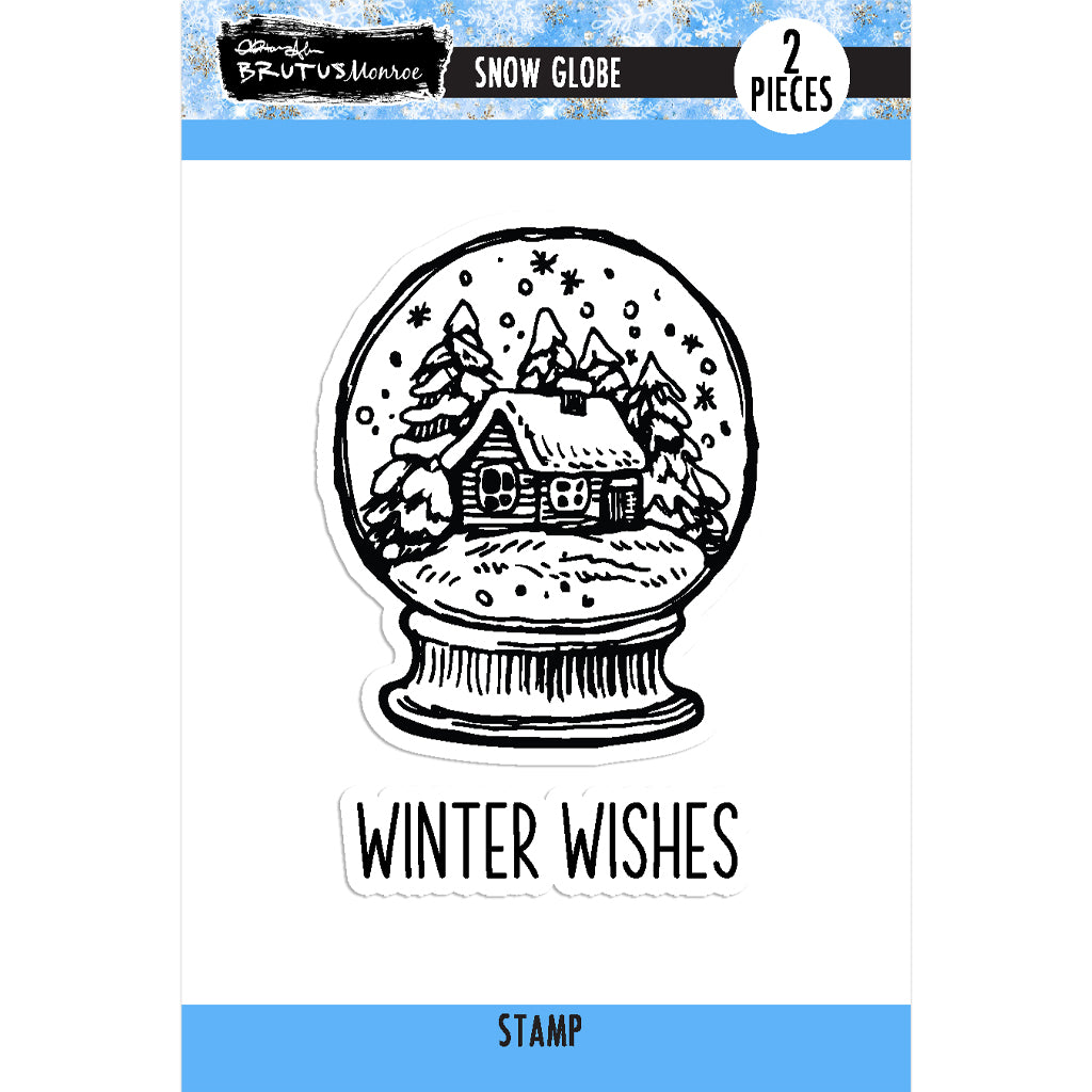 Snow Globe 2x3 Stamp Set — Brutus Monroe