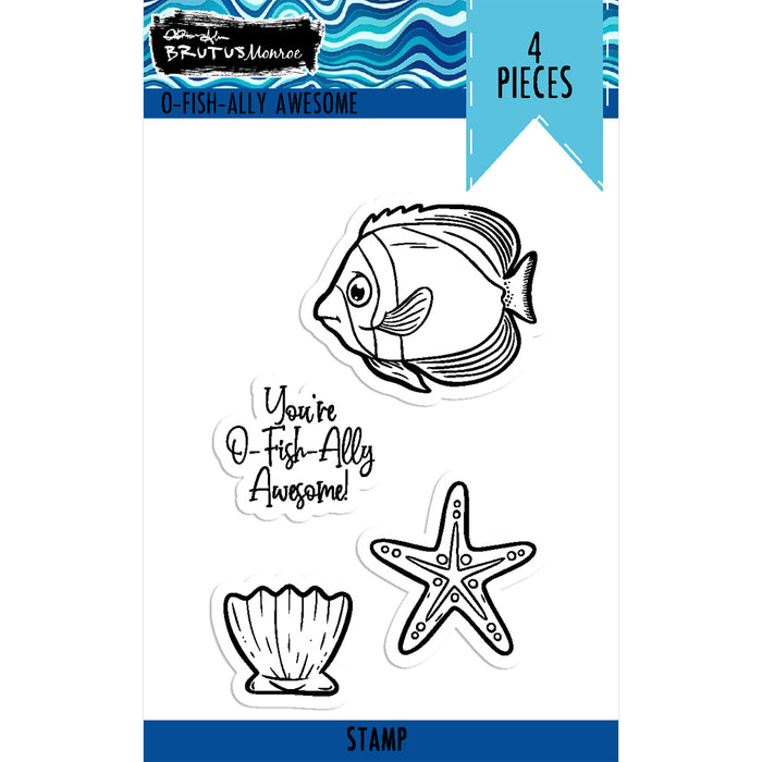 O-Fish-Ally Awesome 2x3 Stamps