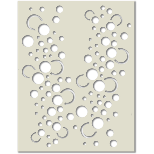 Nellie's Choice • Precision Circle Stencils Round Stencils Bubbles