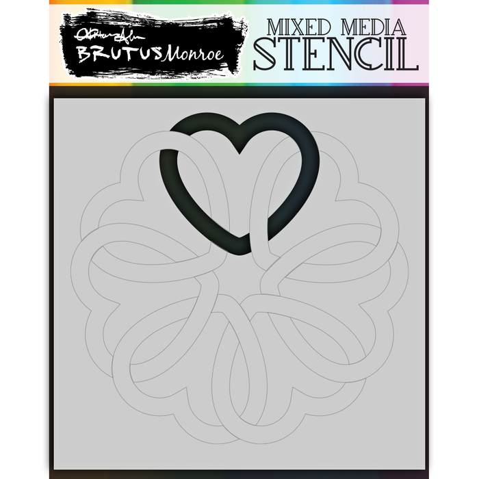 Heart Attack Mixed Media Stencil - Brutus Monroe - Dynamic Duos